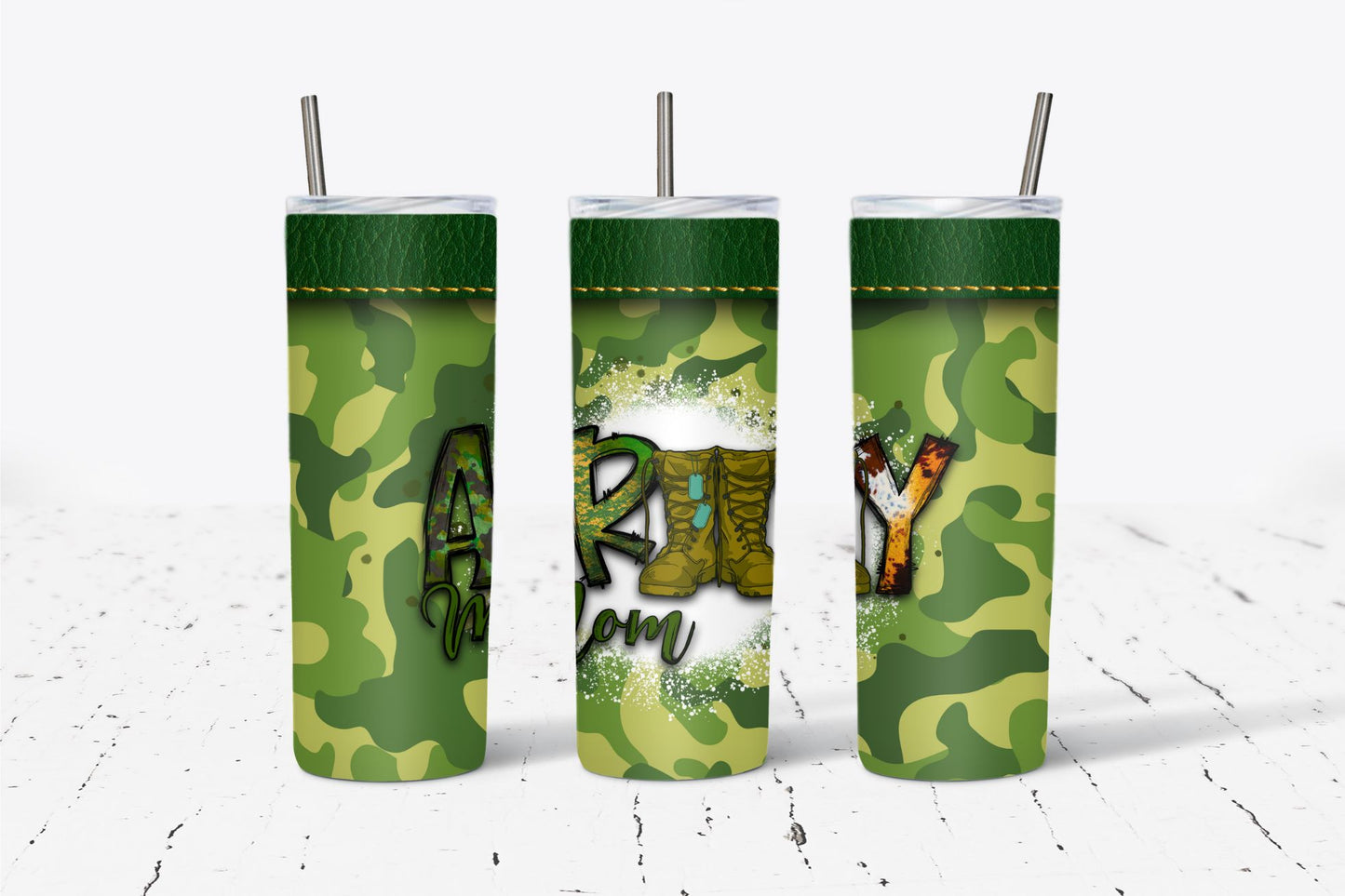 Army Mom Lux 20oz Tumbler