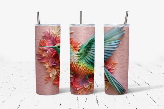 3D Hummingbird 20oz Tumbler