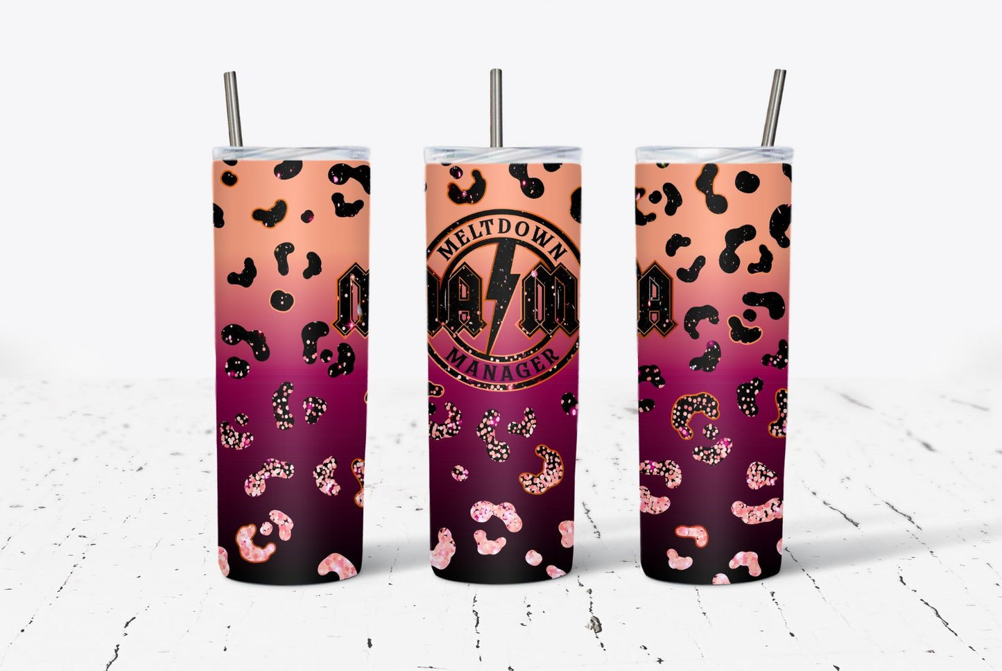 Mama Meltdown Manager 20oz Stainless Steel Tumbler