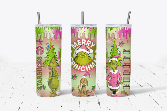 Merry Grinchmas - 20oz Stainless Steel Tumbler