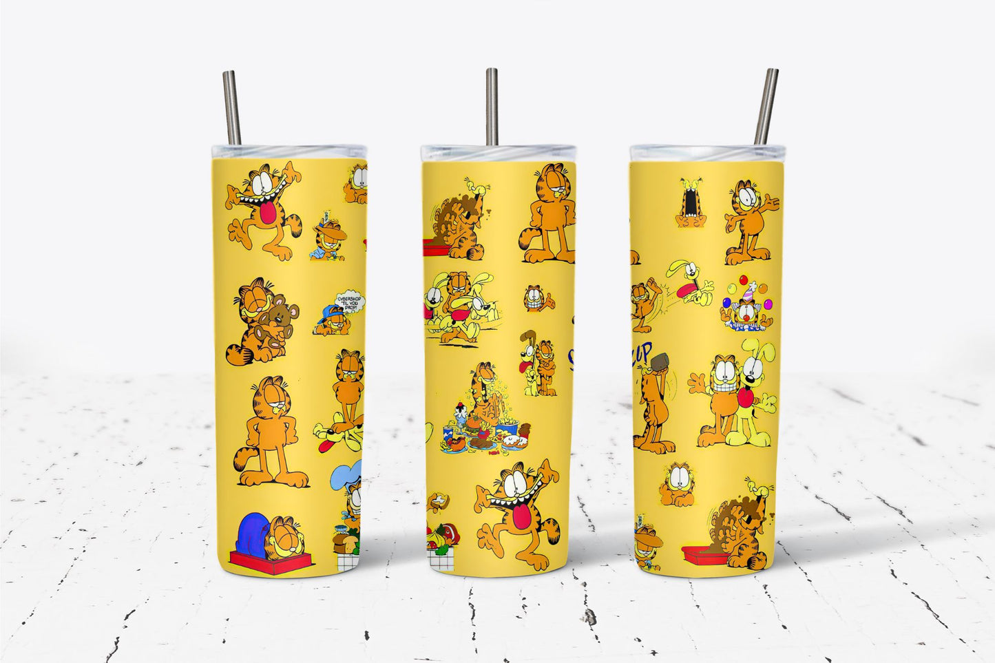 Orange Cat Collage 20oz Tumbler