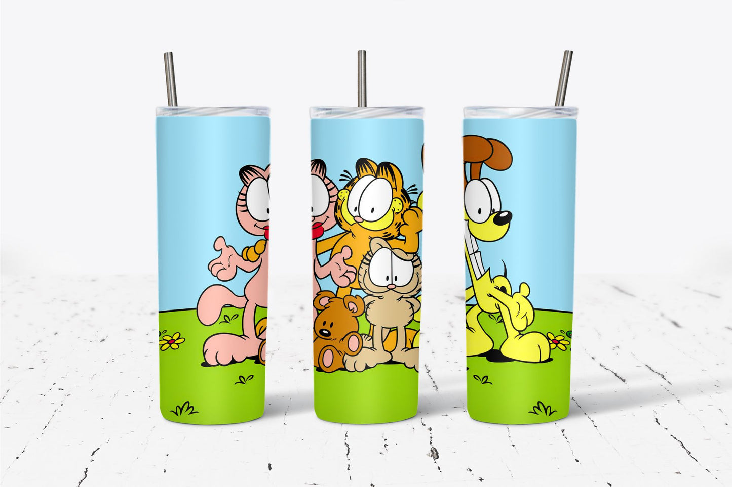 Orange Cat & Friends 20oz Tumbler