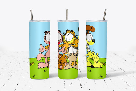 Orange Cat & Friends 20oz Tumbler