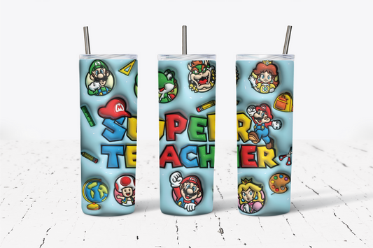 Super Teacher 20oz Stainless Steel Tumbler