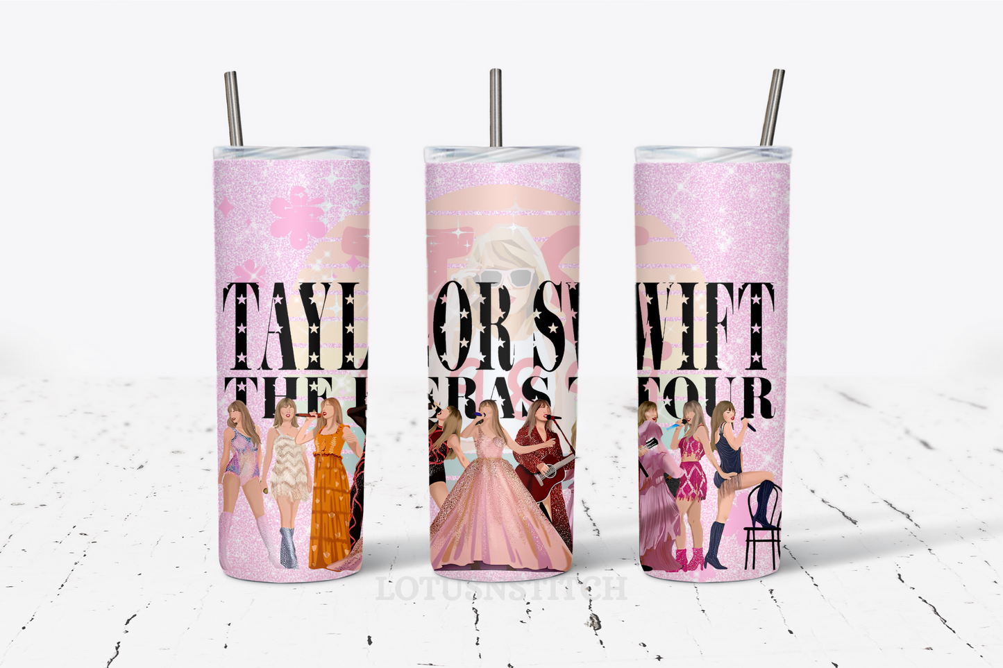 Tay Tour Pink - 20oz Stainless Steel Tumbler