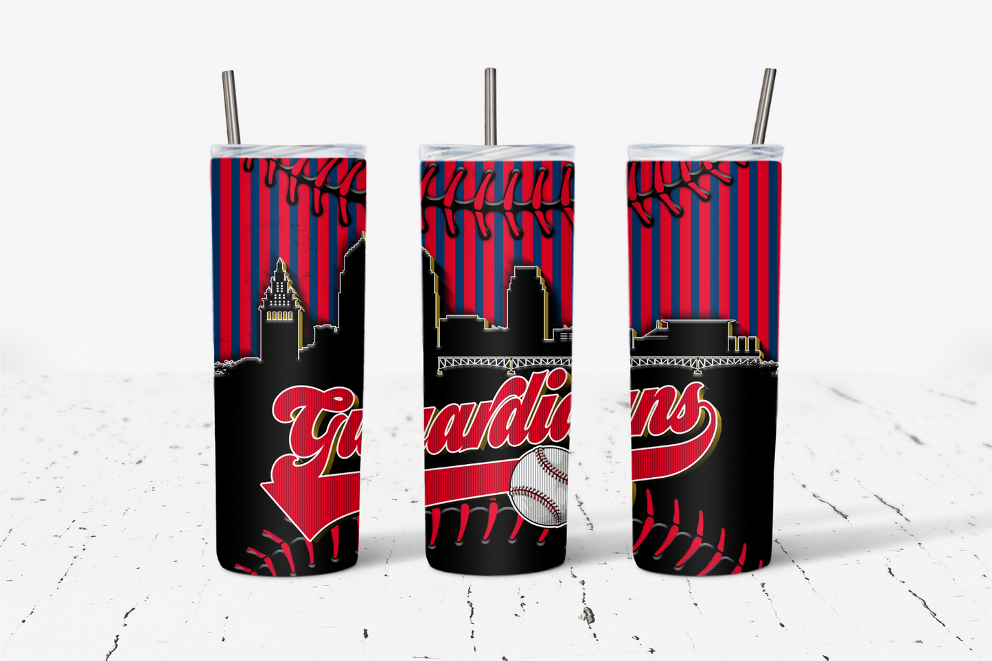 Guardians Baseball 20oz Tumbler