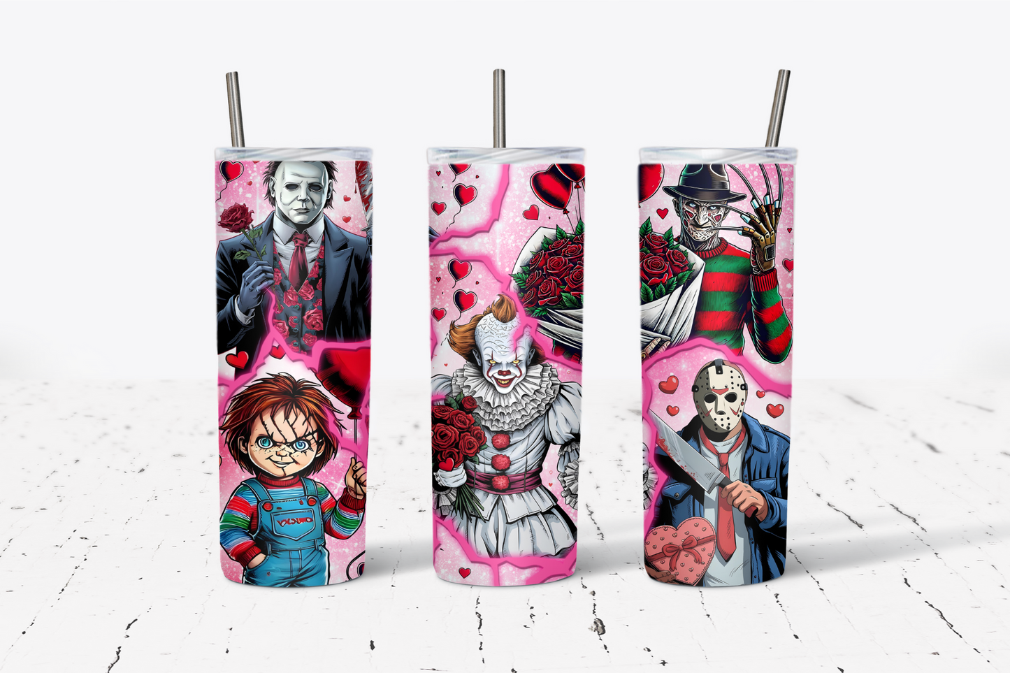 Valentines Horror 20oz Tumbler