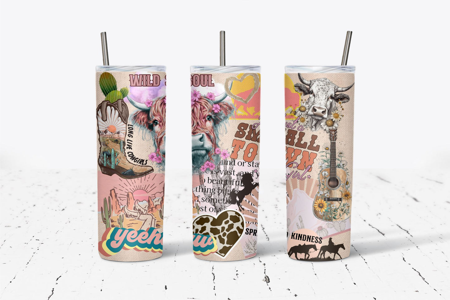 Yeehaw Rustic 20oz Tumbler