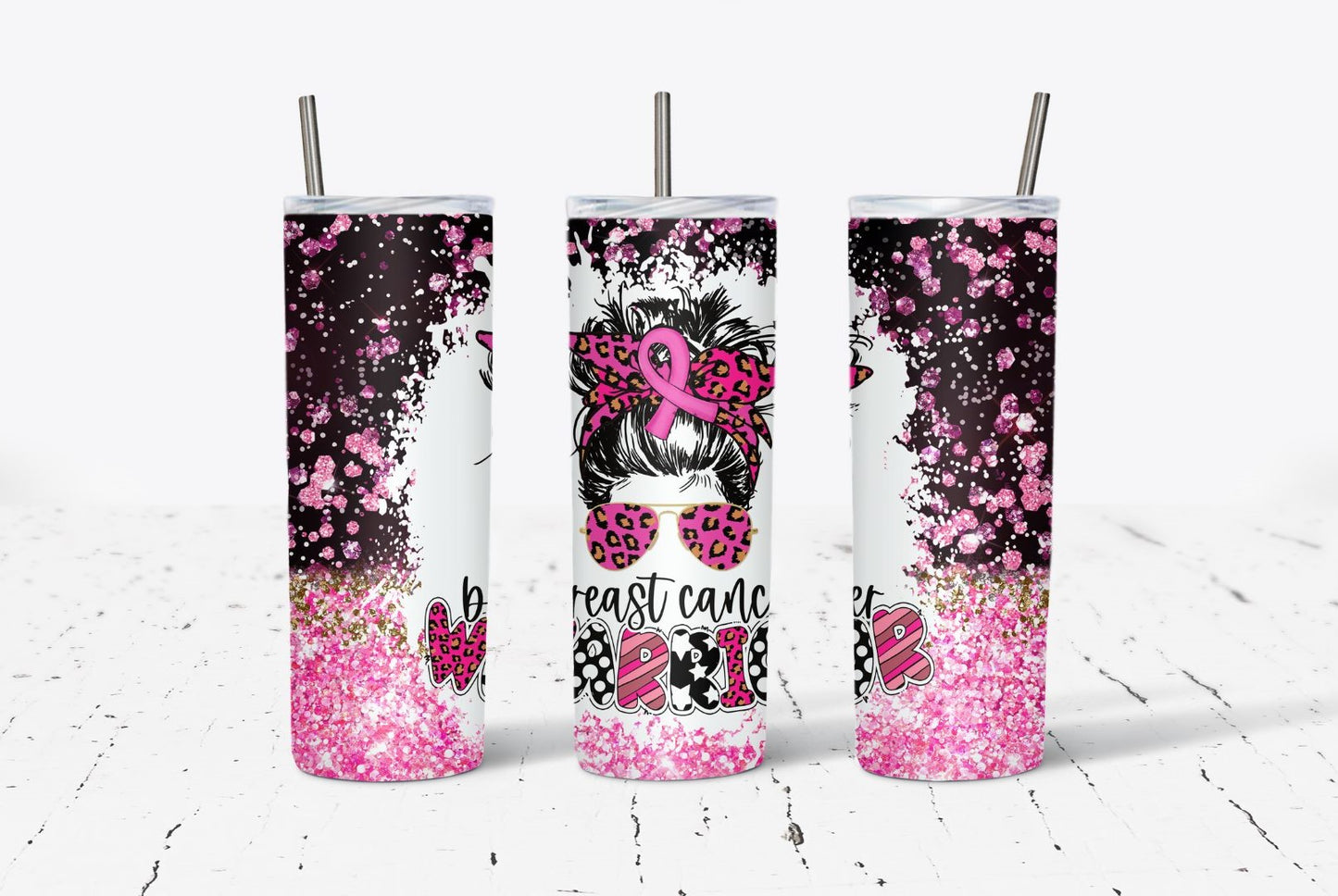 Breast Cancer Warrior 20oz Tumbler