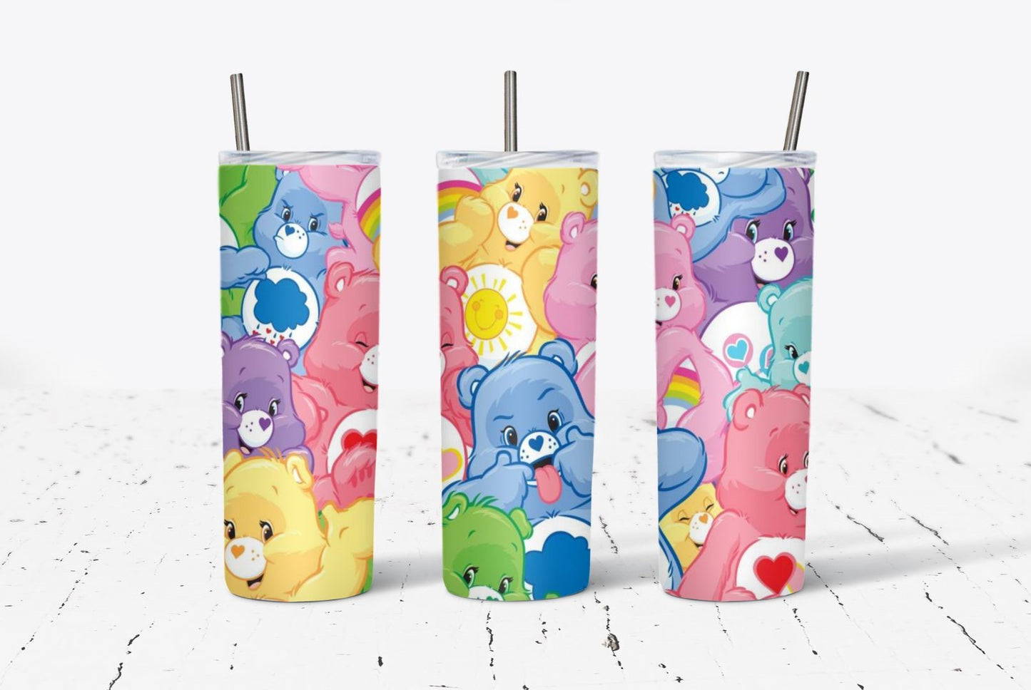 Colorful Bears 20oz Stainless Steel Tumbler