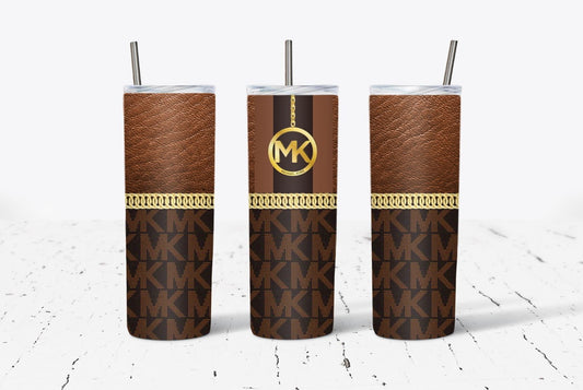 M K gold 20oz Stainless Steel Tumbler