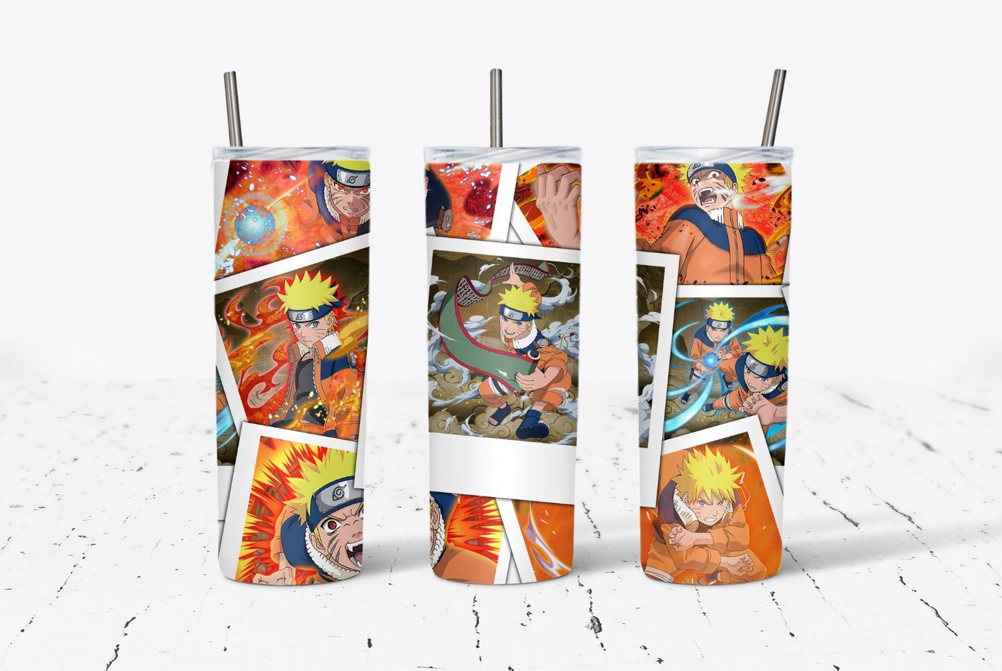 Anime Polaroid 20oz Stainless Steel Tumbler