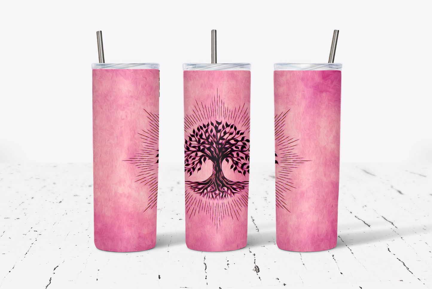 Pink Tree of Life 20oz Tumbler