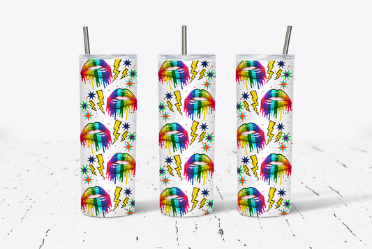 Rainbow Lips 20oz Tumbler