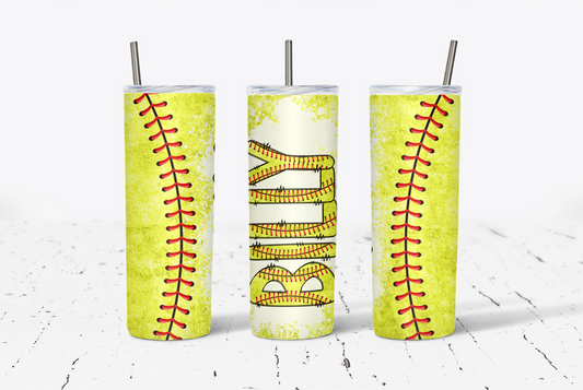 Softball Alpha CUSTOM 20oz Tumbler